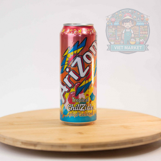 ARIZONA Nealkoholický nesýtený ovocný džúsový koktail s príchuťou tropical 650ml