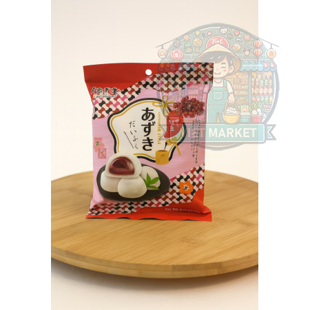 BAMBOO HOUSE Mochi ryžové koláčiky s príchuťou s náplňou červenej fazule 120g