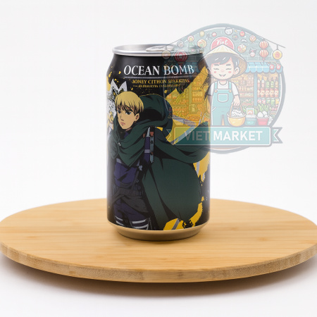 OCEAN BOMB Attack of Titan Nealkoholický jemne sýtený nápoj s príchuťou citrónu a medu 330ml
