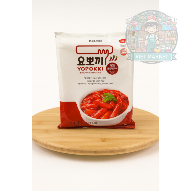 YOUNG PONG Instantné ryžové koláčiky Yopokki s pikantnou príchuťou 120g