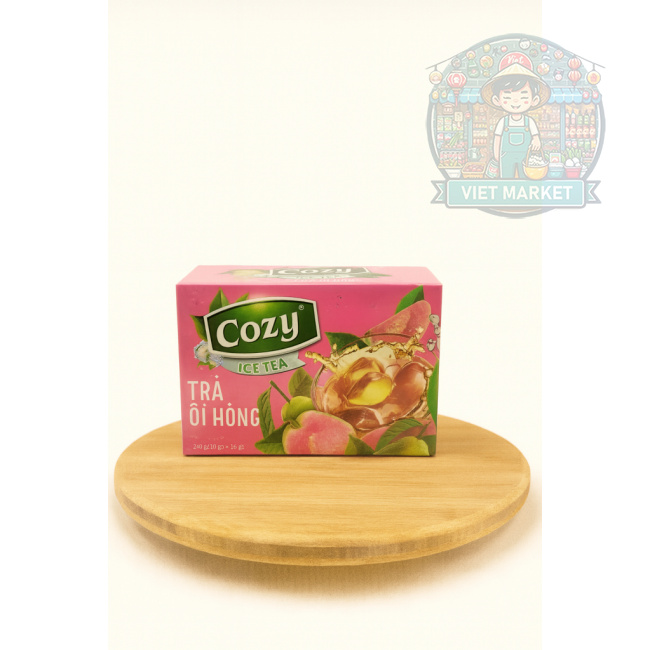 COZY ICE Instantný ľadový čaj s príchuťou ružová guava 240g