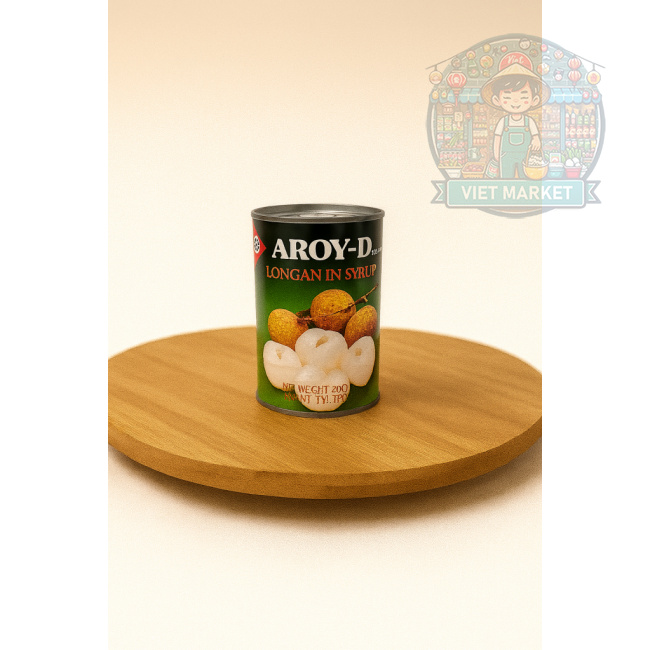 AROY-D Longan v sladkom náleve 565g Hmotnosť po odkvapkaní 200g