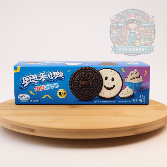OREO Sušienky s náplňou s príchuťou narodeninovej torty 97g