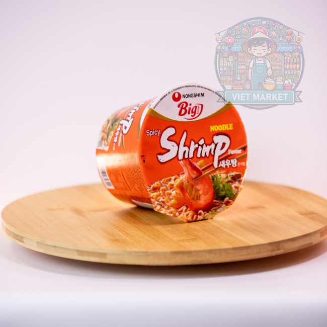 NONGSHIM Shrimp Instantná zmes na prípravu polievky s pikantnou krevetovou príchuťou v miske 115g
