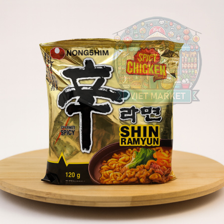 NONGSHIM Shin Ramyun Spicy Instantná zmes na prípravu polievky s kuracou pikantnou príchuťou 120g