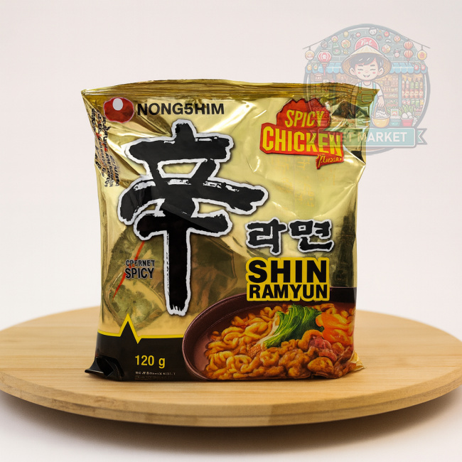 NONGSHIM Shin Ramyun Spicy Instantná zmes na prípravu polievky s kuracou pikantnou príchuťou 120g