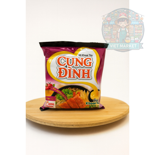 CUNG DINH Instantná zmes na prípravu polievky s príchuťou rebierok, bambusu a 5 druhmi ovocia 79g