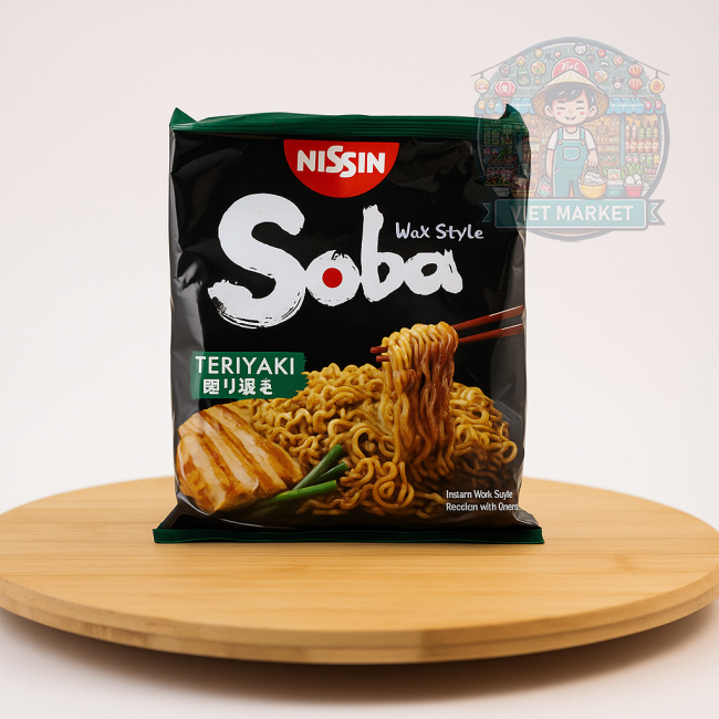 NISSIN SOBA Instantná zmes na prípravu polievky s príchuťou teriyaki na štýl wok 110g