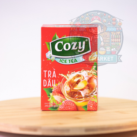 COZY ICE  ľadový čaj s príchuťou jahoda 240g