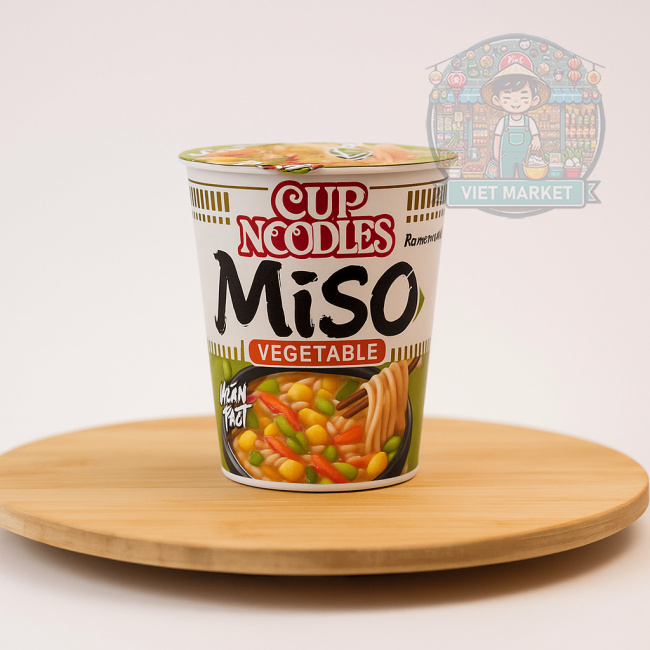 NISSIN Instantná zmes na prípravu polievky s Miso vegetariánskou príchuťou v poháriku 67g