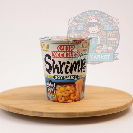 NISSIN Instantná zmes na prípravu polievky s krevetovou príchuťou v poháriku 63g