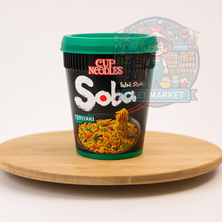 NISSIN SOBA Instantná zmes na prípravu polievky s príchuťou teriyaki v poháriku 90g