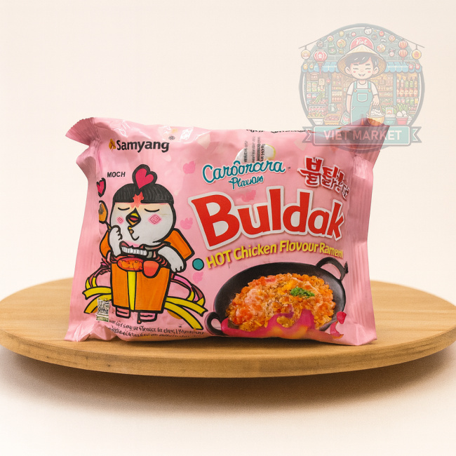 SAMYANG BULDAK CARBONARA Instantná zmes na prípravu polievky s príchuťou carbonara krému 130g