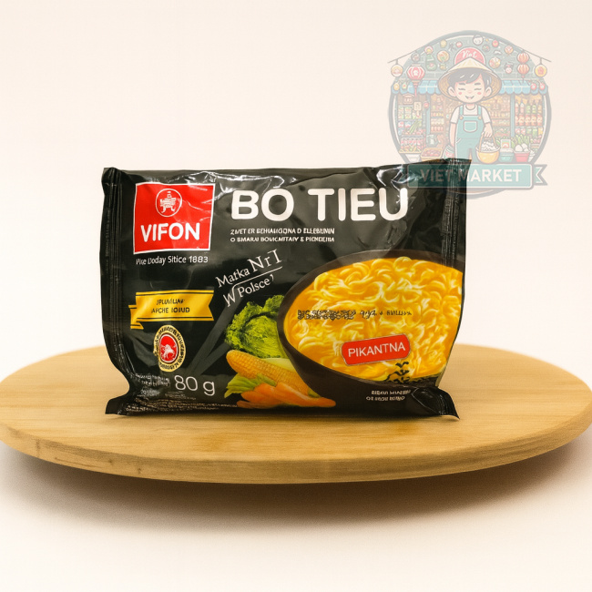 VIFON Instantná zmes na prípravu polievky s hovädzou príchuťou Bo Tieu 80g