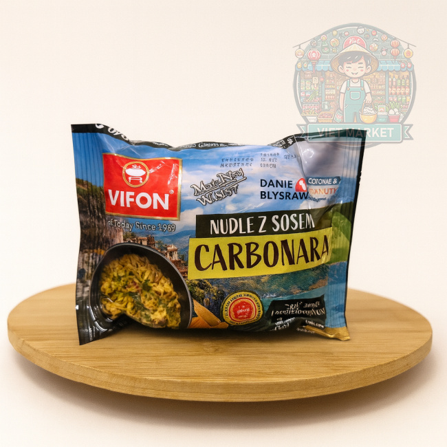 VIFON Instantná zmes na prípravu polievky s príchuťou carbonara v talianskom štýle 97g