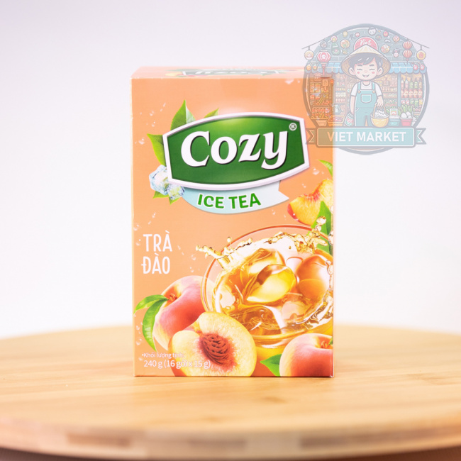 COZY ICE Instantný ľadový čaj s príchuťou broskyne 240g