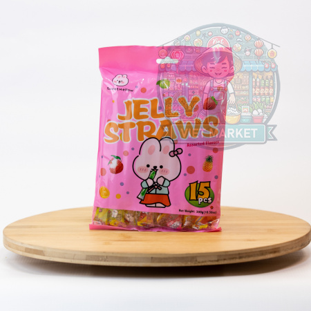 Sweet mellow - Želé slamky  mix príchutí 300g 
