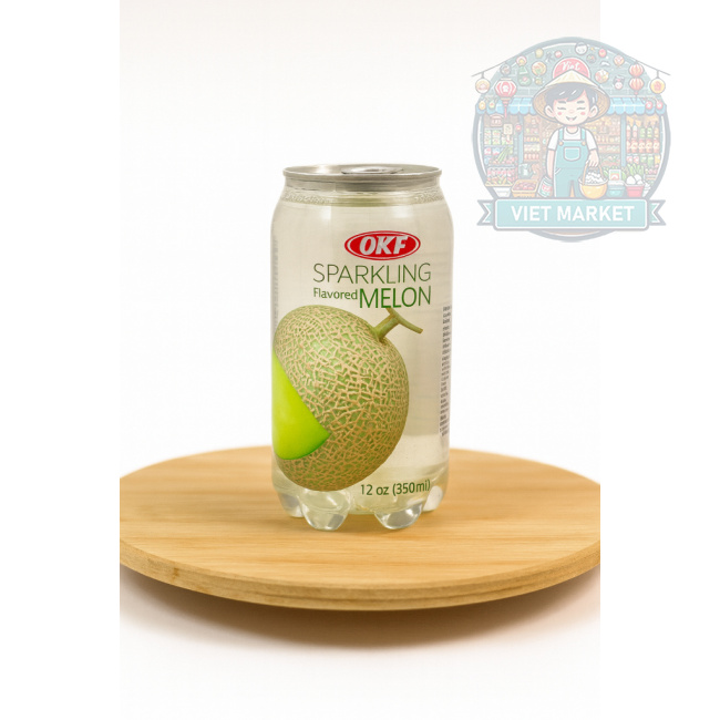 OKF Nealkoholický sýtený nápoj s príchuťou zeleného cukrového melónu 350ml
