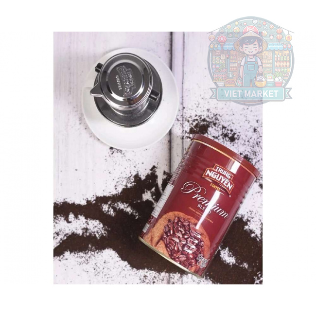 TRUNG NGUYEN PREMIUM BLEND Vietnamská pražená mletá káva v plechovke 425g