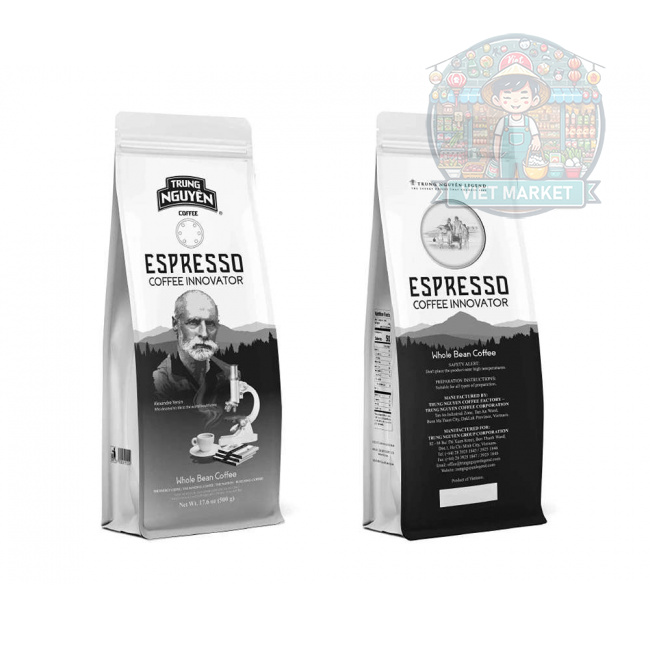 TRUNG NGUYEN ESPRESSO INOVATOR Pražená zrnková káva 500g