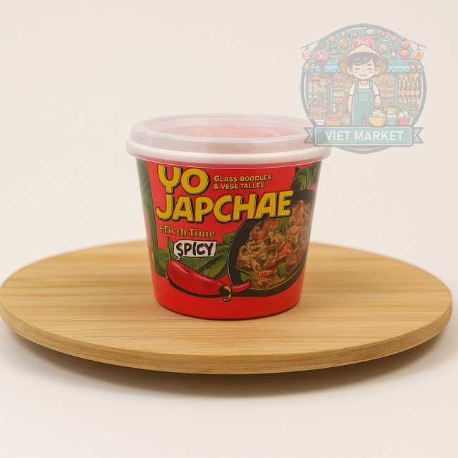YO JAPCHAE Kórejské rezance s pikantnou príchuťou 75g
