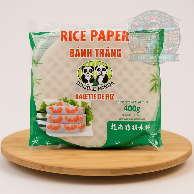 DOUBLE PANDA Ryžový papier na závitky 22cm 400g