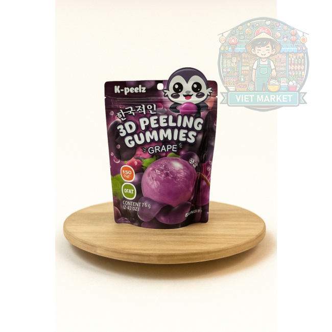 K-PEELZ Želé s príchuťou červeného hrozna 75g