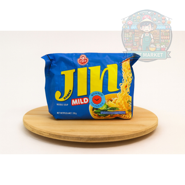 OTTOGI Instantná zmes na prípravu polievky Jin Ramen s jemne pikantnou príchuťou 120g