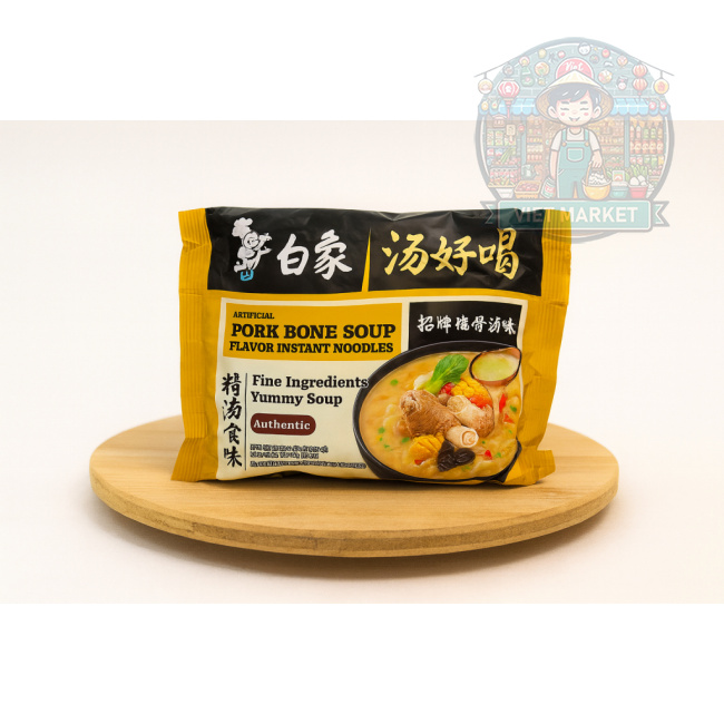 BAIXIANG Instantná zmes na prípravu polievky s príchuťou bravčovej kosti 113g
