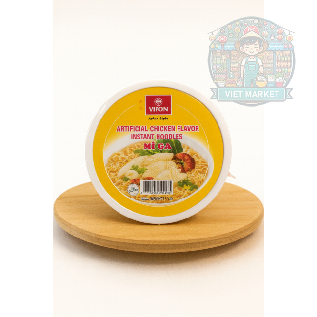 VIFON Instantná zmes na prípravu polievky s kuracou príchuťou v miske 85g