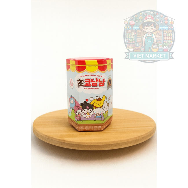 SANRIO Čokoládové keksíky s čokoládovou príchuťou 25g
