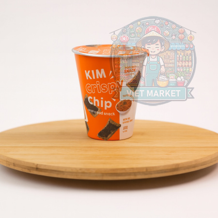 KIM CRISPY CHIP Chrumkavý snack Yopokki z morských rias 30g