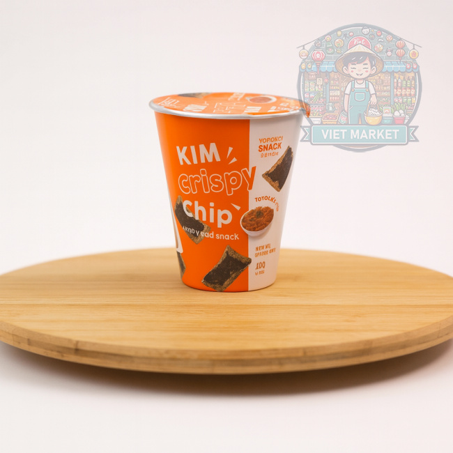 KIM CRISPY CHIP Chrumkavý snack Yopokki z morských rias 30g