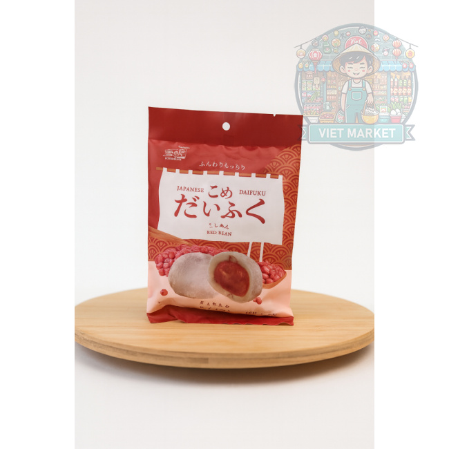 Q LOVE Mochi ryžové koláčiky s príchuťou červenej fazule 120g