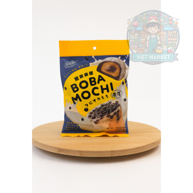 YUKI & LOVE Mochi ryžové koláčiky s príchuťou hnedý cukor 120g