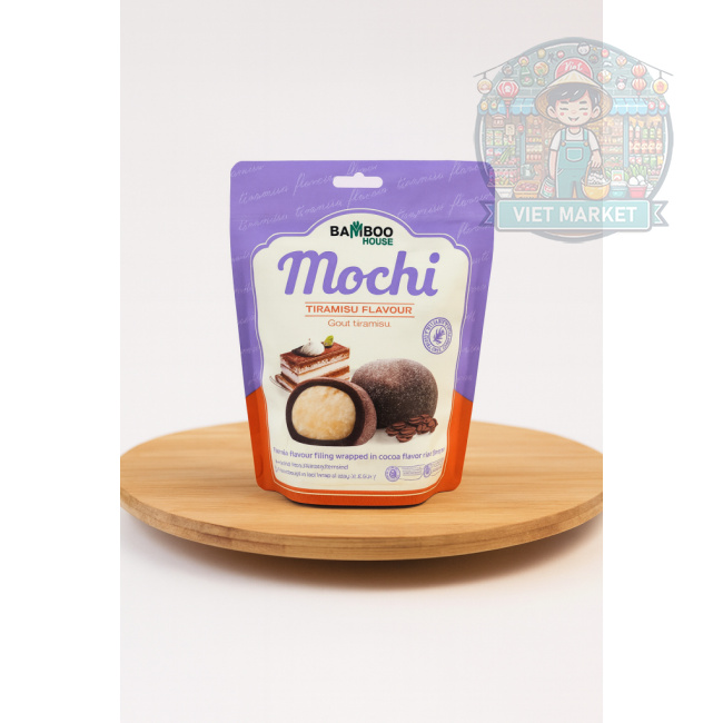 BAMBOO HOUSE Mochi ryžové koláčiky s príchuťou tiramisu 180g