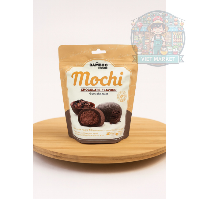 BAMBOO HOUSE Mochi ryžový koláčik s príchuťou čokoláda 180g