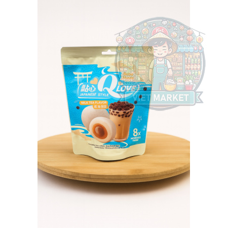 Q LOVE Mochi ryžové koláčiky s príchuťou mliečneho čaju 120g