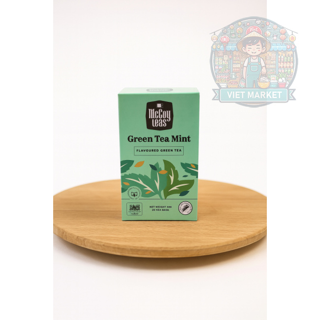 MC COY TEAS Porciovaný zelený pepermintový čaj 36g