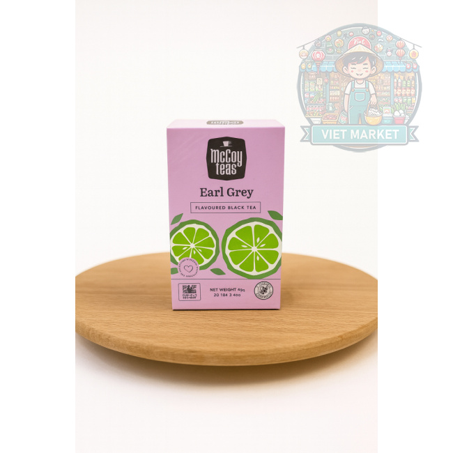 MC COY TEAS Porciovaný čaj Earl Grey 40g