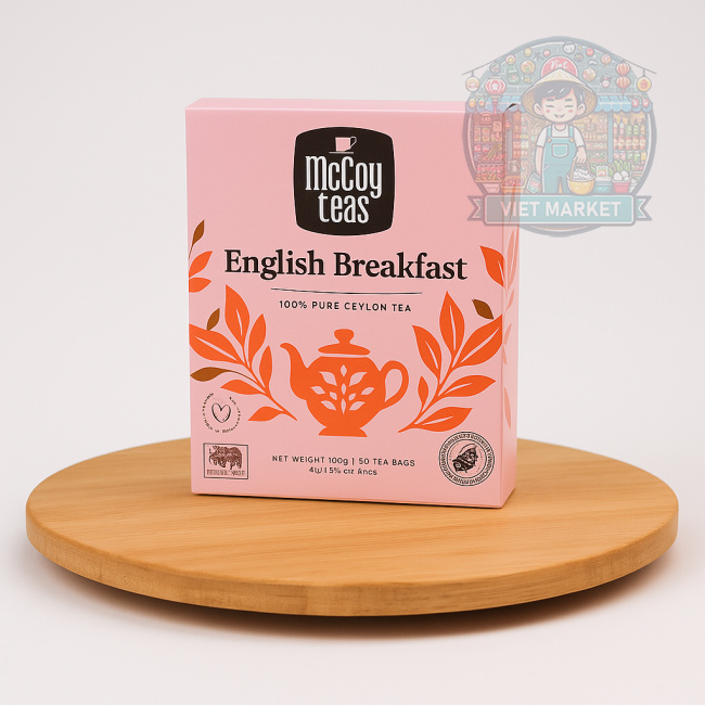 MC COY TEAS Porciovaný čaj English Breakfast 200g