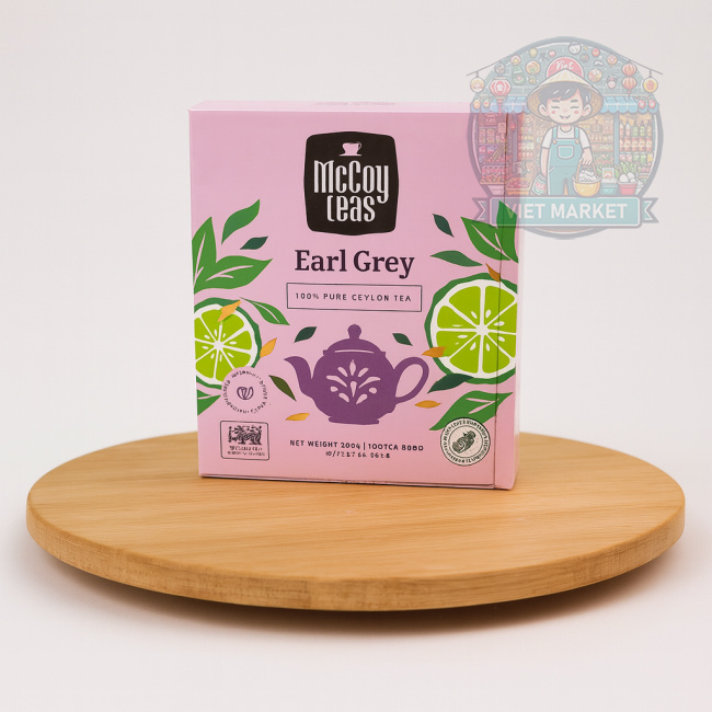 MC COY TEAS Porciovaný čaj Earl Grey 200g