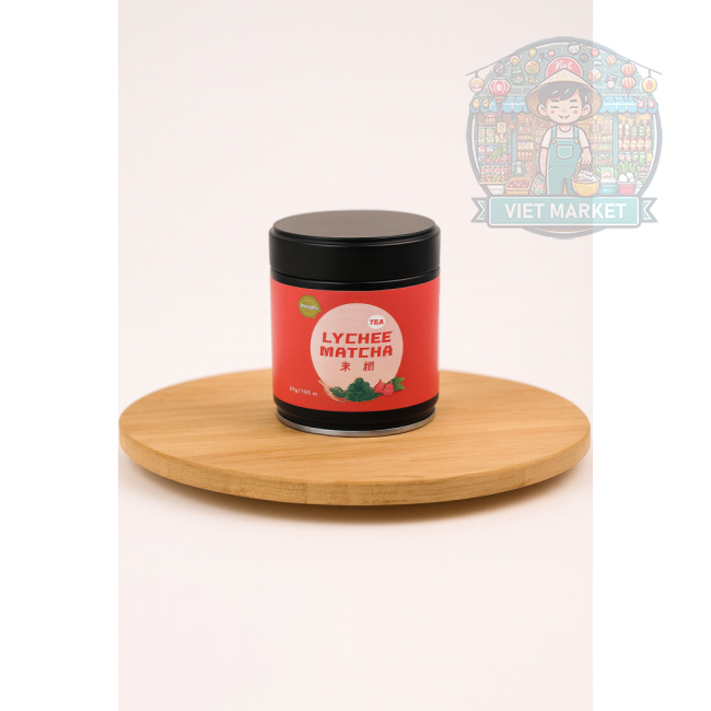 BRILLIANT Matcha prášok s liči príchuťou 80g