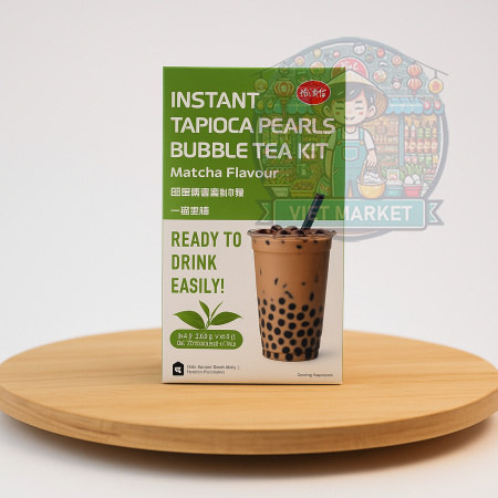 KLKW Instantné tapiokové guličky s príchuťou matcha 210g