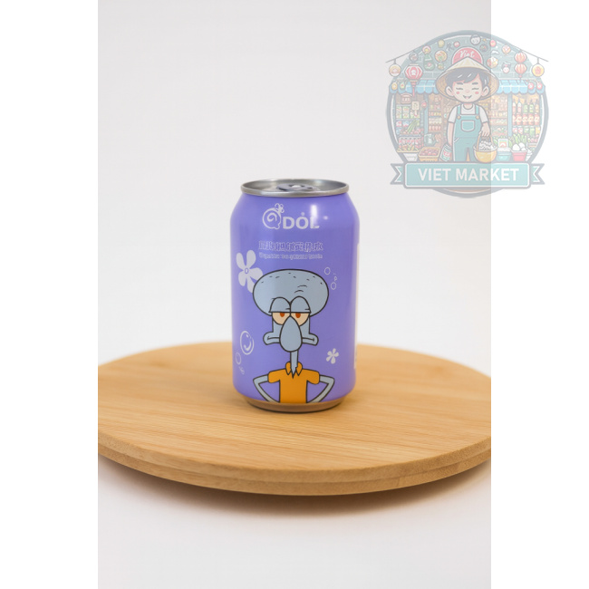 QDOL SpongeBob Nealkoholický sýtený nápoj s hroznovou príchuťou 330ml