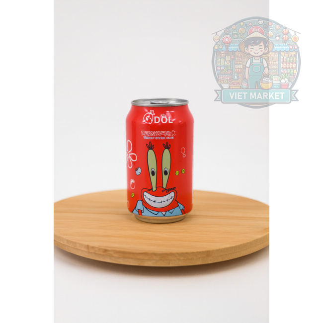 QDOL SpongeBob Nealkoholický sýtený nápoj s liči príchuťou 330ml
