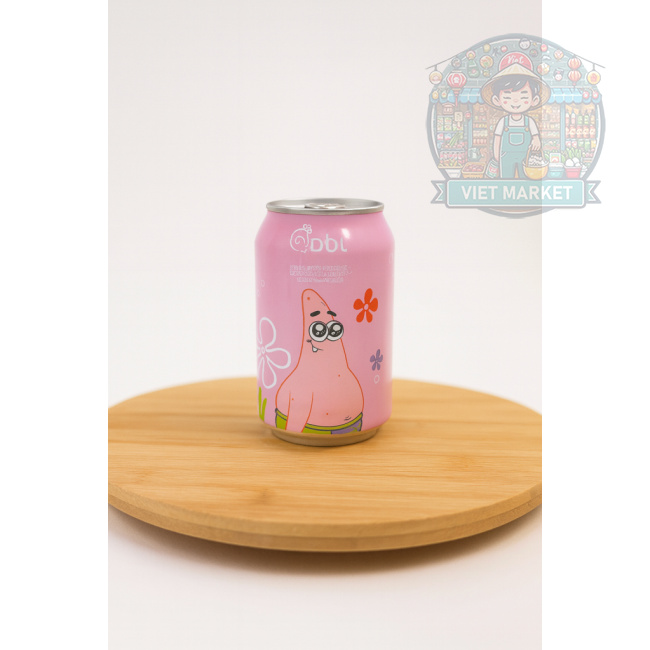QDOL SpongeBob Nealkoholický sýtený nápoj s broskyňovou príchuťou 330ml