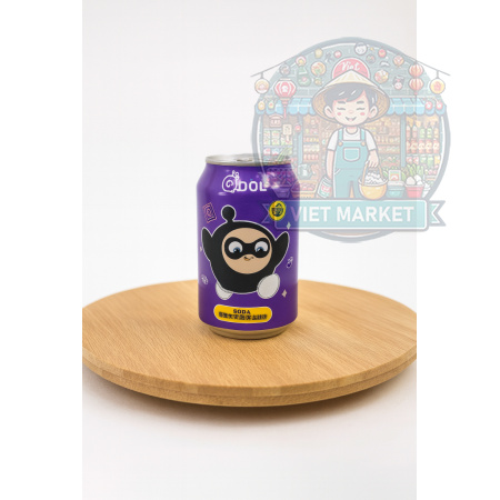 QDOL EGG Nealkoholický sýtený nápoj s hroznovou príchuťou 330ml