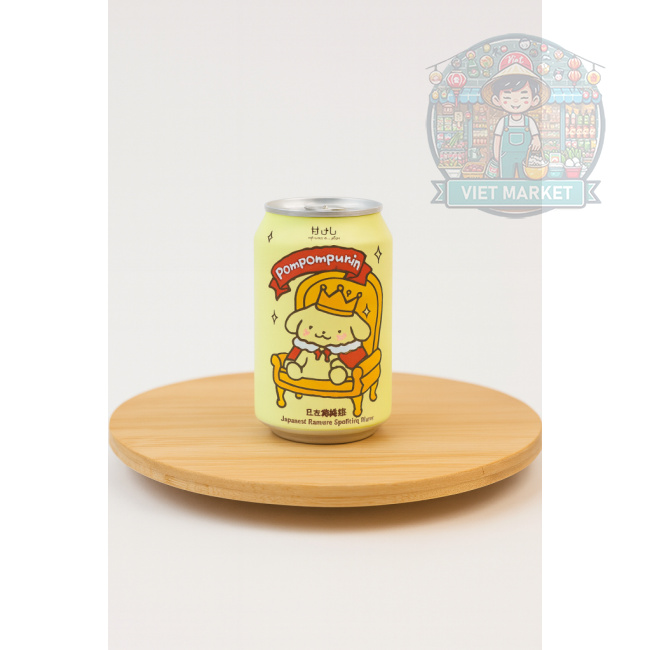 HIGH UP POMPOMPURIN Nealkoholický sýtený nápoj s príchuťou ramune 330ml 