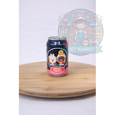 HIGH UP LINE FRIENDS Nealkoholický sýtený nápoj s hroznovou príchuťou 330ml